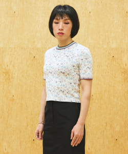 Mame Kurogouchi / フローラル グリッター ニット