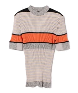 AKANE UTSUNOMIYA / マルチボーダーリブニット