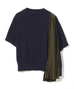 ＜WOMEN＞sacai / サイドプリーツ ニット