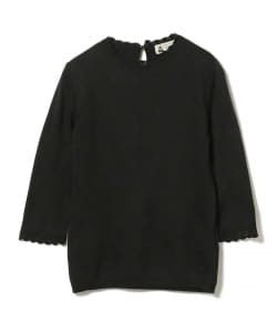 leur logette / シルク ハーフスリーブ ニット