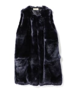 ＜WOMEN＞ MAISON FLANEUR / フェイクファー ロングジレ