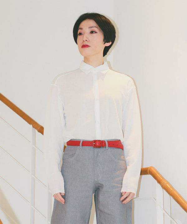 seya. / メッシュ シャツ BEAMS STAFF：H163 Size：1