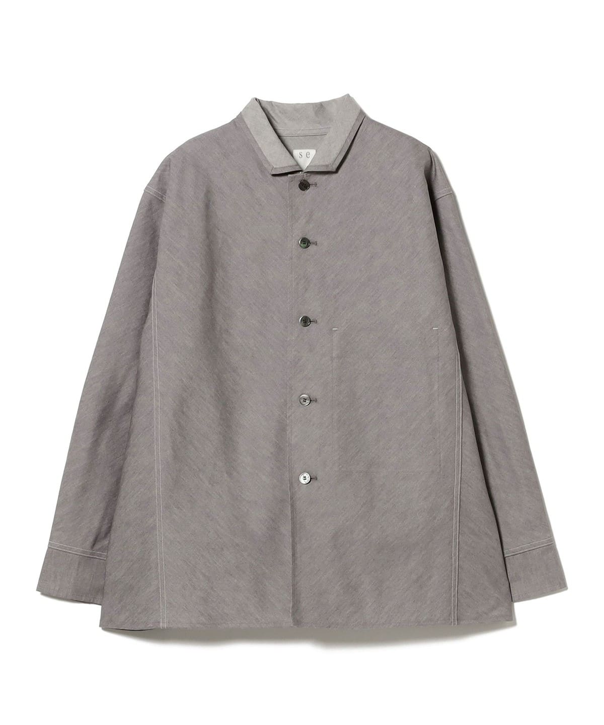 seya. セヤ / 6オンス デニムシャツ シャツ・ブラウス WOMEN STONE 2 seya. セヤ / 6オンス デニムシャツ シャツ・ブラウス WOMEN STONE 2