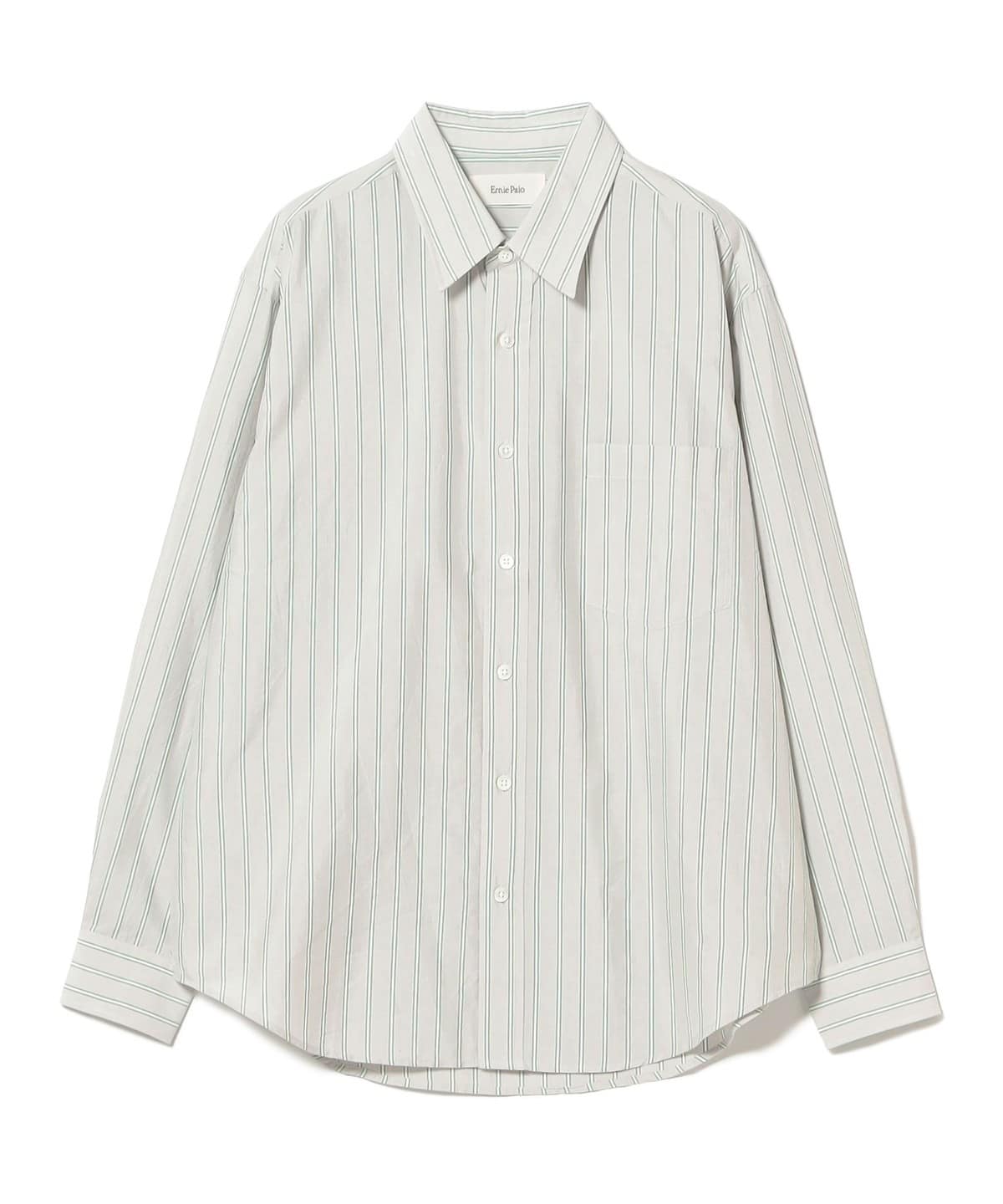専用【美品】Ernie Palo ストライプシャツ COTTON SILK STRIPE SHIRT - WUNDER