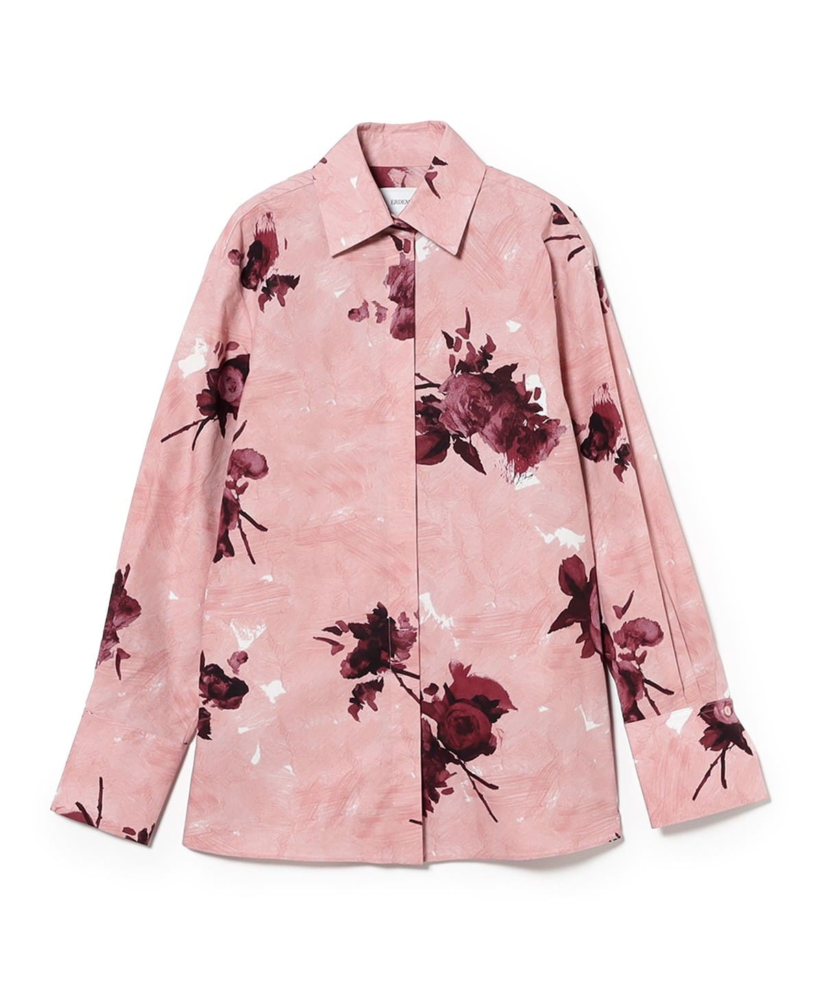 ERDEM アーデム / ローズ プリント シャツ シャツ・ブラウス WOMEN ROSE SLIPPER UK8