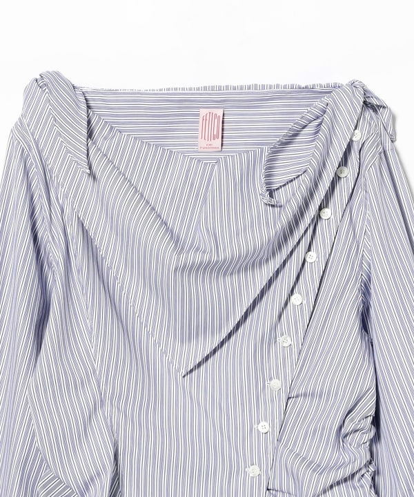 FETICO / Striped Scarf Shirt