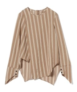 AKANE UTSUNOMIYA / ストライプ バックリボン ブラウス