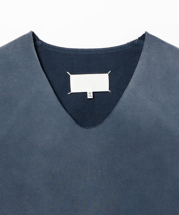 Maison Margiela / washed Vネック スウェット