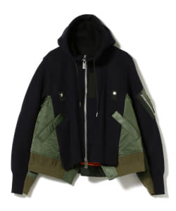sacai / ミックス フーディ