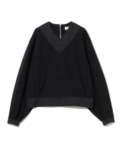 THE RERACS / バックジップ Vネック カットソー