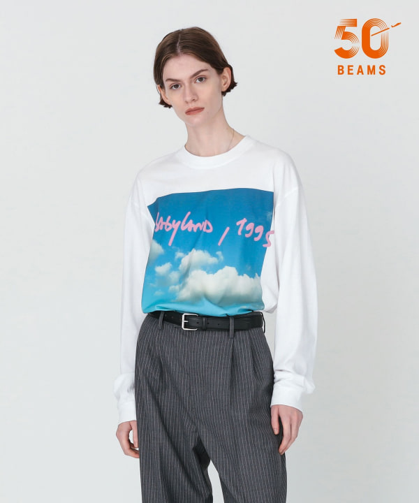 【別注】0fr. Paris × International Gallery BEAMS / グラフィック プリント Tシャツ Model：H175 B79 W60 H88 SIZE：S