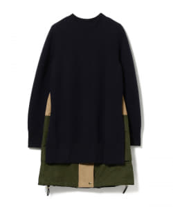 sacai / スウェットミックス ワンピース