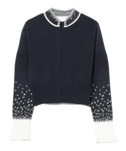 Mame Kurogouchi / ジャカード ショートカーディガン