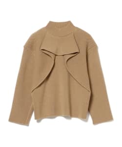 AKIRANAKA / ドレープパネル ニット