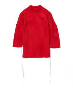 PHOTOCOPIEU アイレット ストライプ プルオーバーニット