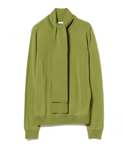 ＜WOMEN＞Maison Margiela / ウール スカーフ プルオーバーニット