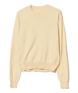 ＜WOMEN＞Maison Margiela / エルボーパッチ クルーネックニット