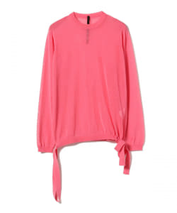 SARA LANZI / ウエストリボン クルーネックニット