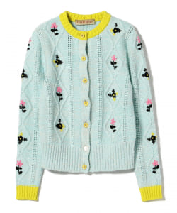 CORMIO / フラワーモチーフ カーディガン