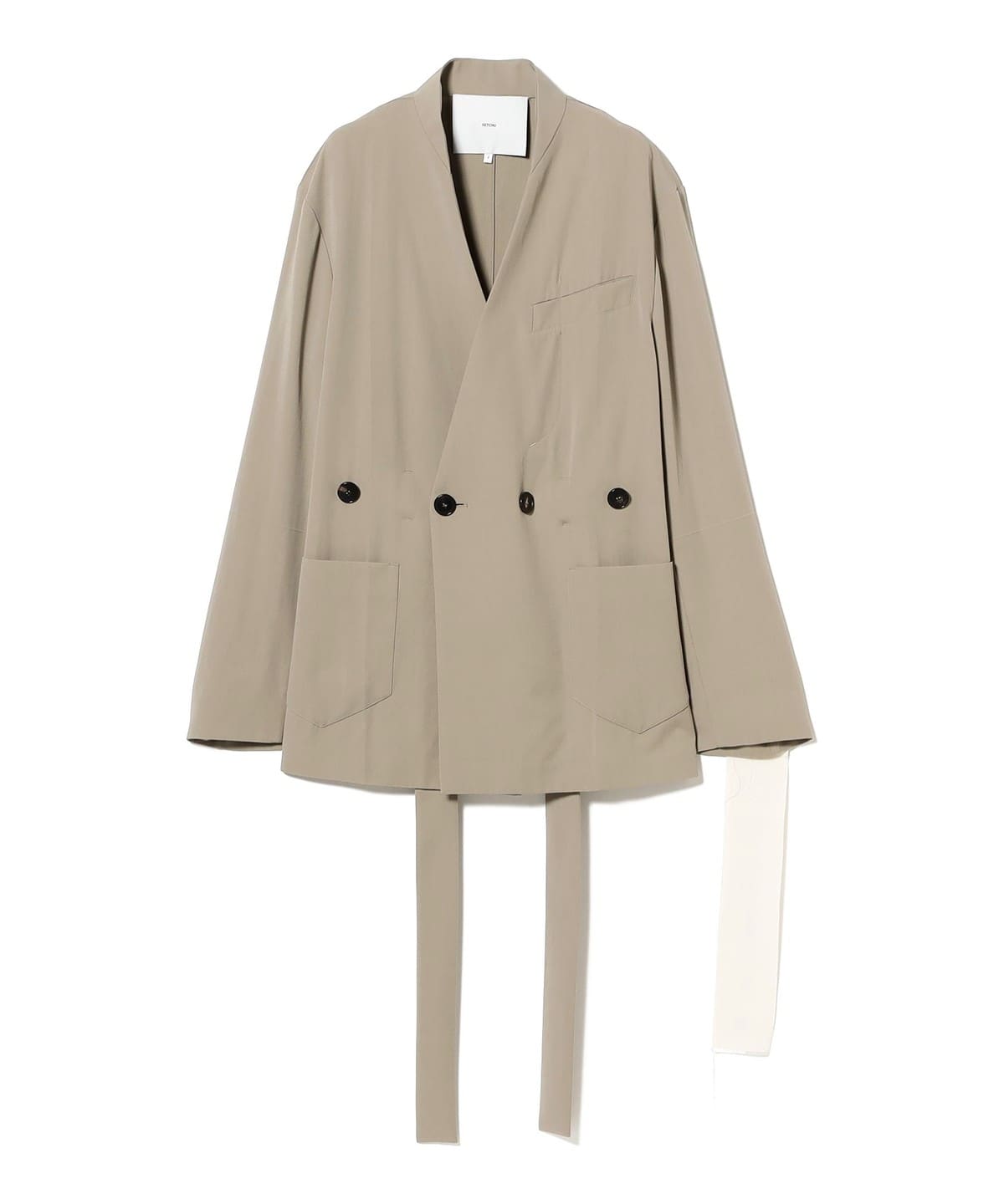 現行品✨美品✨アンクレイヴ　ショート丈　リバージャケット　薄黄色　SM サイズ1 現行品✨美品✨アンクレイヴ ショート丈 リバージャケット 薄黄色 SM