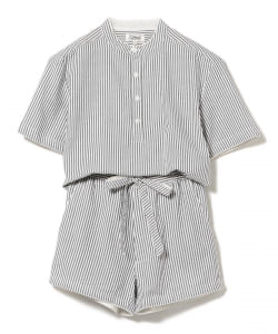 P. Le Moult / シアサッカー ショートオールインワン