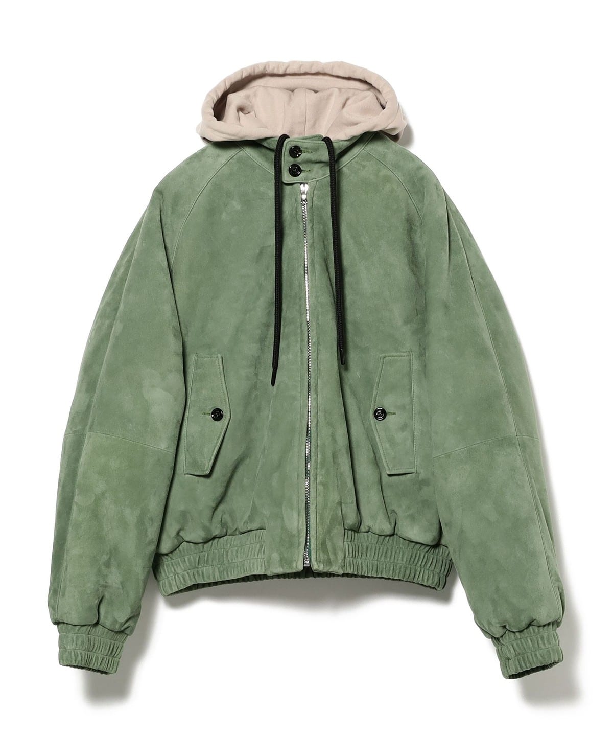 極美品‼️  ボンバージャケット オリーブグリーン　Mサイズ International Gallery BEAMS（インターナショナルギャラリー ビームス