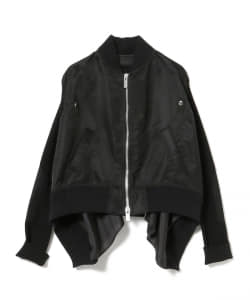 ▲＜WOMEN＞sacai / ニットスリーブ MA-1