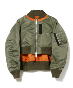 sacai / クロップド MA-1 ブルゾン