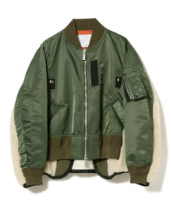 sacai / ボアミックス ブルゾン