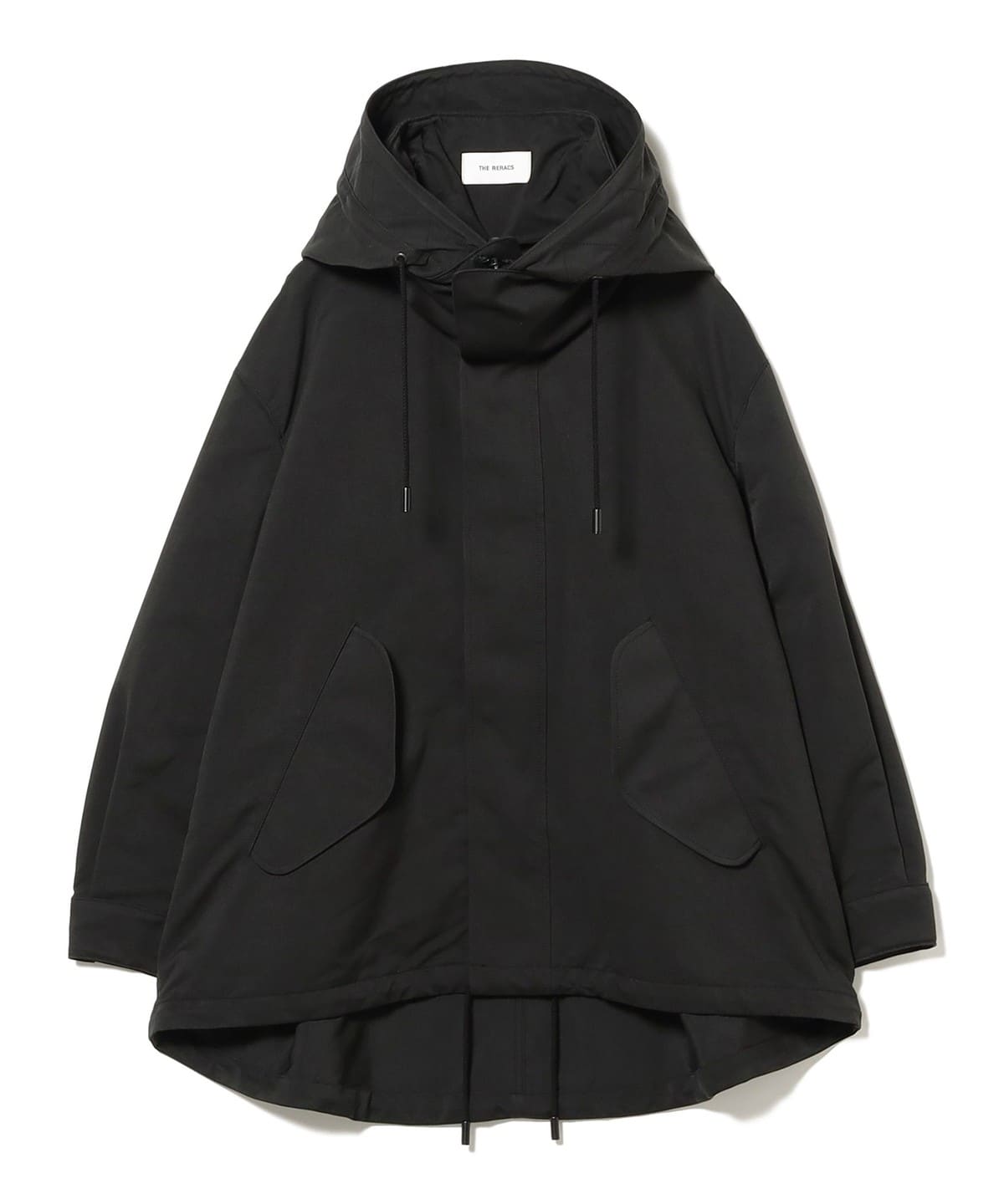 アンユーズド ビームス 別注 先染め コットン モッズ コート サイズ 3 黒 International Gallery BEAMS（インターナショナルギャラリー ビームス