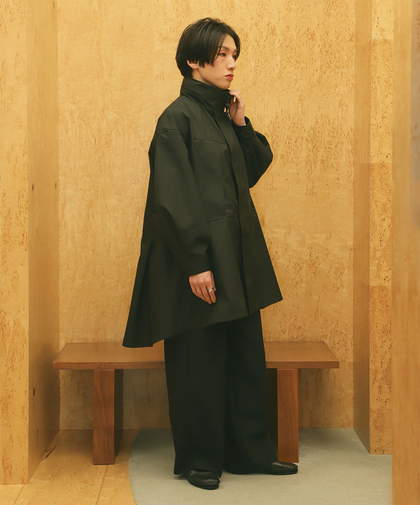 美品⭐︎ ビッグシルエットフィールドパーカーコート THE RERACS ビッグシルエットフィールドパーカーコート THE RERACS