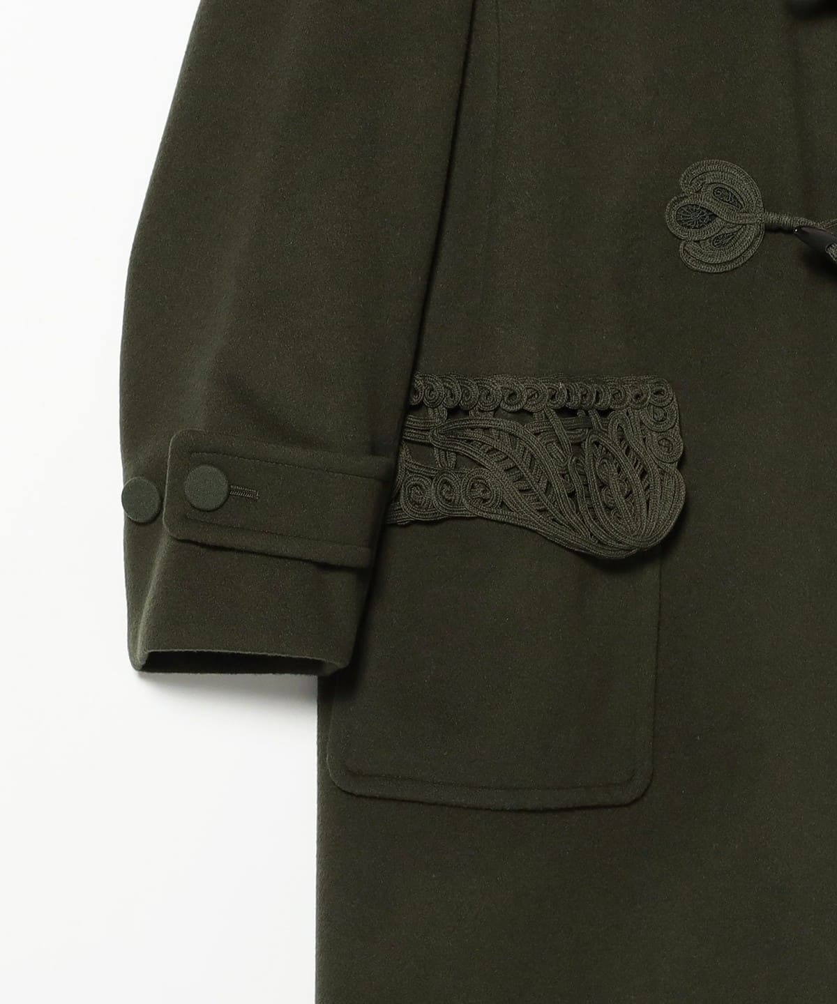 み様undecoratedビームスダッフルコートウール日本製アンデコレイテッド BEAMS SELECTION for WOMEN（ビームス セレクション for ウィメン