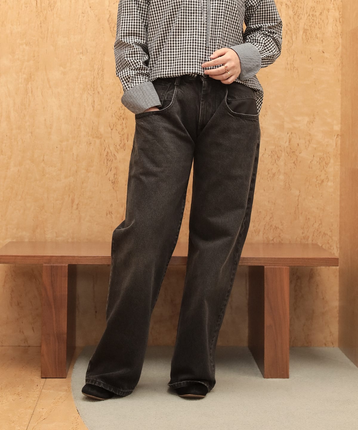 Maison Margiela / ルーズポケット デニムパンツ International Gallery BEAMS（インターナショナルギャラリー ビームス