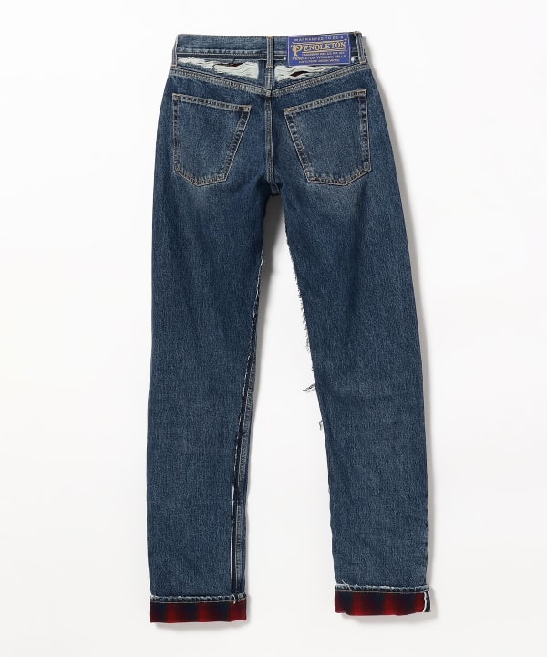 〈WOMEN〉Maison Margiela × PENDLETON / ヨーク デニムパンツ