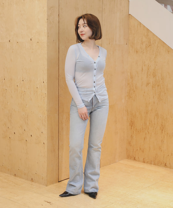 COMOLI / 5-Pocket Flare Denim Pants