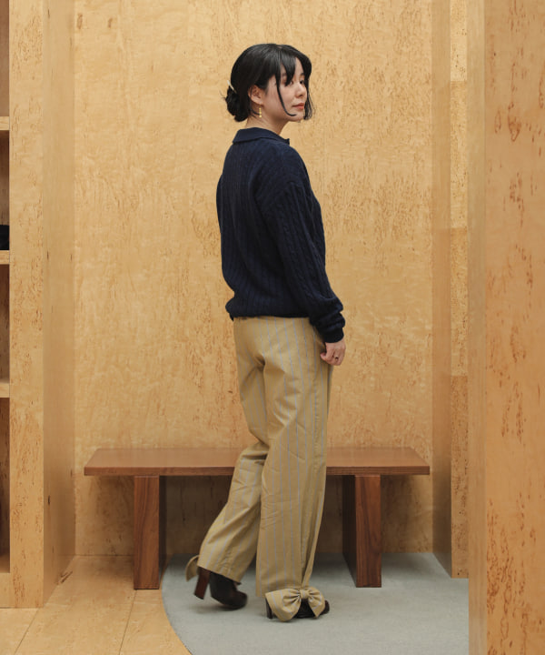 CARO EDITIONS / ストライプ COCO トラウザーズ