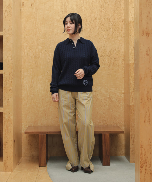 CARO EDITIONS / ストライプ COCO トラウザーズ