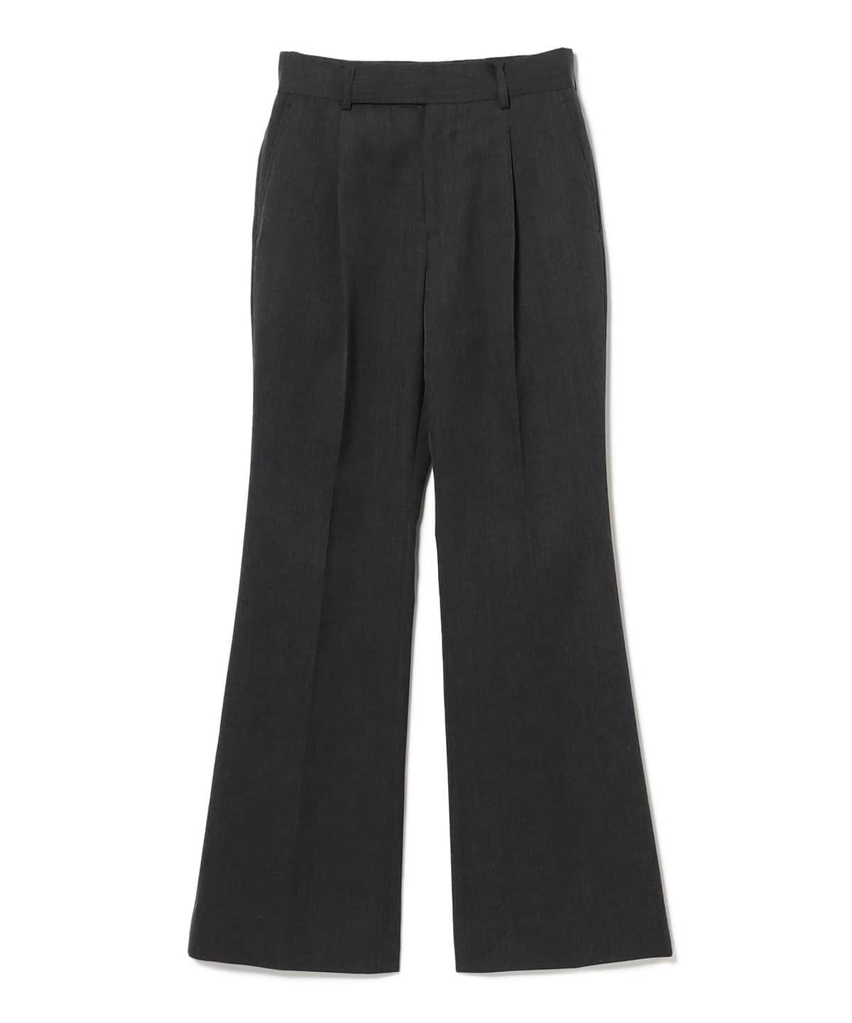 THE RERACS ザ・リラクス / ウール フレアトラウザーズ パンツ WOMEN TOP GREY 38 THE RERACS ザ・リラクス / ウール フレアトラウザーズ パンツ WOMEN TOP GREY 38