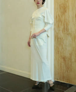 Mame Kurogouchi / コットンジャージー ドレス