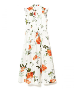 ERDEM / フローラル ミディアム丈ドレス