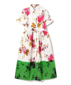 ERDEM / フラワー 2トーンドレス