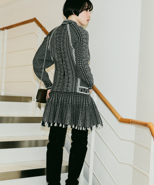 mame - 新品 mame kurogouchi ジャガード花柄ワンピース Celine の通販 by llloppp's shop｜マメならラクマ