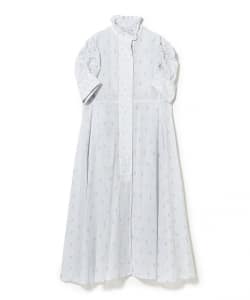 THIERRY COLSON / フラワースタンドカラー ワンピース