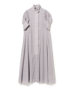 THIERRY COLSON / フラワースタンドカラー ワンピース