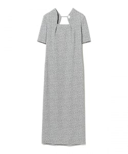 Mame Kurogouchi / フローラル ジャカード スクエアネック ドレス