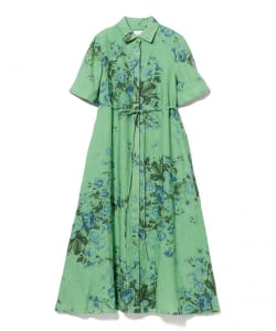 ERDEM / フラワー リネン ドレス