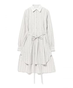 ERDEM / フラワー ストライプ ドレス