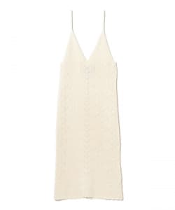 EUCHRONIA / ニット レース ドレス