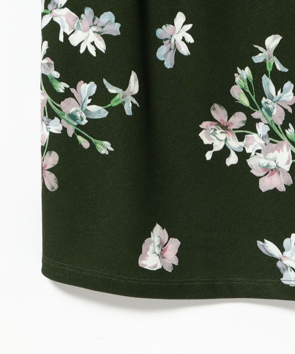 ERDEM / フローラル ポンチ ロングスリーブ ドレス