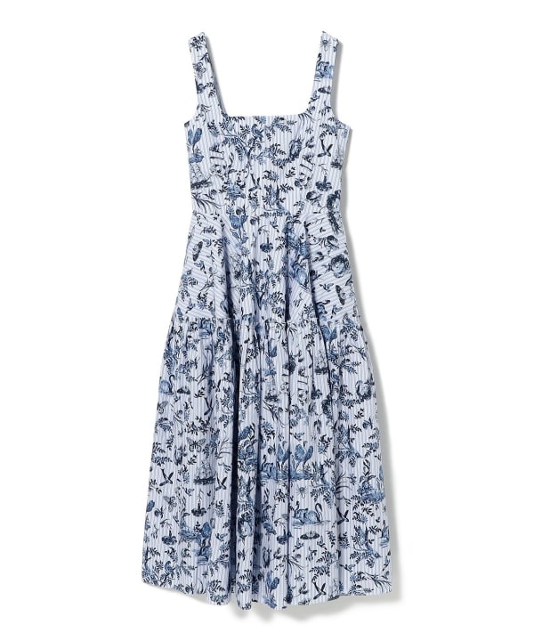 ERDEM / フラワー ストライプ サンドレス